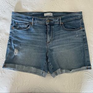 Distressed Jean Shorts